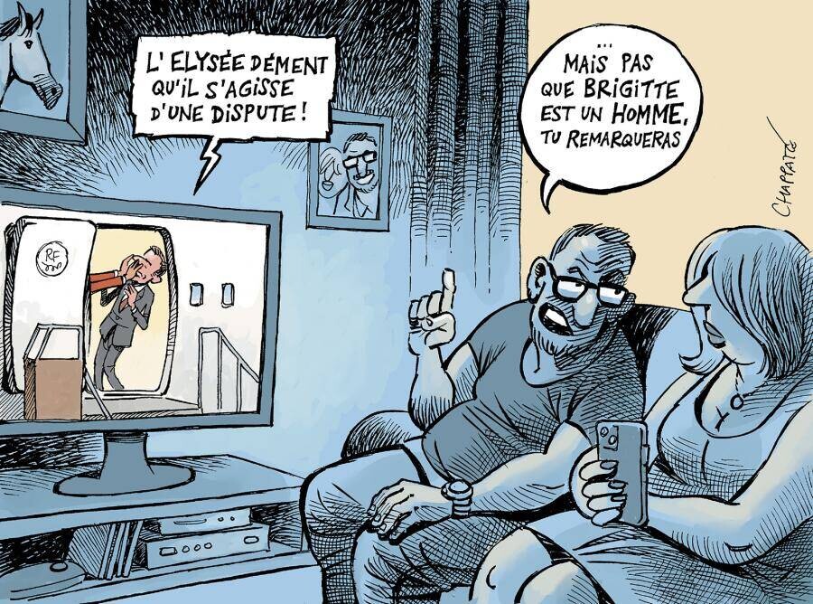 Le Temps (@letemps) on Twitter photo "La baffe de Brigitte Macron" - L'actualité croquée par notre dessinateur <a href="/chappatte/">Dessins de Chappatte</a> "La baffe de Brigitte Macron" - L'actualité croquée par notre dessinateur <a href="/chappatte/">Dessins de Chappatte</a>