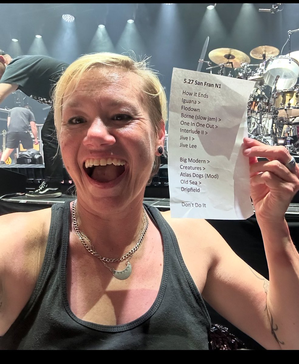 professorives's tweet photo. Goose setlist night 1 San Francisco. 
What a show! ❤️🪿 https://t.co/TV3KVVT2M6