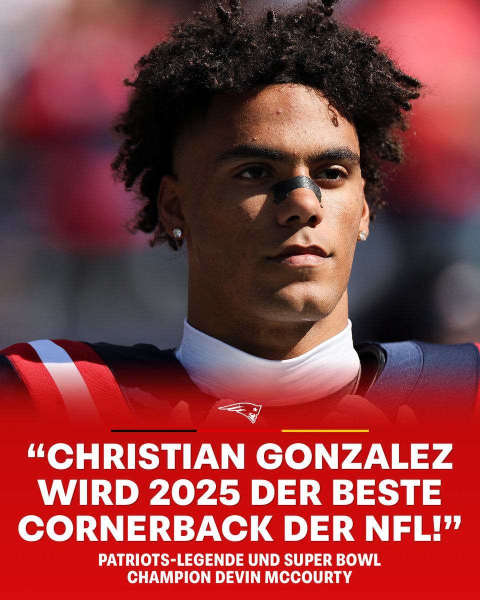 Von einer Legende zu einer zukünftigen! 😤

Christian Gonzalez geht in das dritte Jahr mit den Patriots, Carlton Davis kommt mit viel Erfahrung von den Detroit Lions nach Boston. In der neuen Dokuserie “Forged in Foxborough” lernst du unsere Spieler so kennen wie noch nie zuvor.