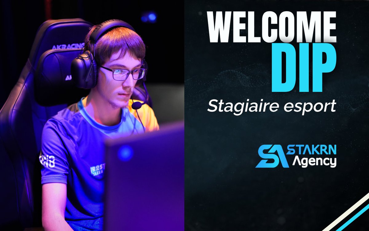 🚨 <a href="/Dip_impact/">PEPS Dip</a> x <a href="/STAKRN_Agency/">STAKRN Agency | Esports Consulting & Talents</a> : Here we go! 🚨

Le pensionnaire de <a href="/GamingCampus/">Gaming Campus</a> Paris et joueur professionnel d'<a href="/OverwatchFR/">Overwatch</a> rejoint les rangs de notre agence pour les semaines à venir dans le cadre d'un stage esport!

La relève est assurée 🚀

Welcome Dip!

#TalentsFirst