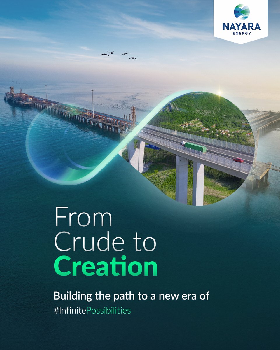 As the second-largest single-site refinery in India, our Vadinar refinery processes 20 MMTPA of crude oil, transforming it into high-quality energy solutions. 

At #NayaraEnergy, we’re not just refining crude, we’re shaping a world of #InfinitePossibilities