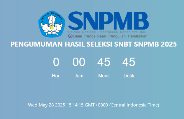 HasanuddinUniv's tweet image. ⏳ Hitungan Mundur Dimulai!

Tinggal beberapa puluh menit lagi menuju momen penentu!

Apakah kamu termasuk yang lolos di kampus impianmu? 🏫

Pantau terus dan siapkan mental, ya!
#SNBT2025 #SNPMB #PengumumanSNBT