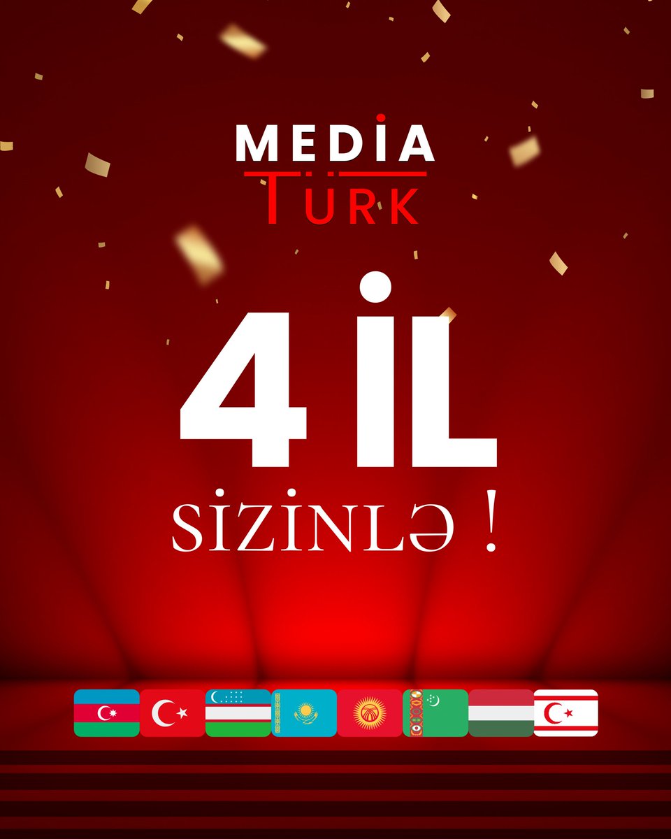 📺🎤MediaTürk TV 4 il sizinlə...

Biz sadəcə xəbər yaymadıq... Türk dünyasının ruhunu bir araya gətirdik. 4 ildir türk dünyasının səsi, birliyin körpüsüyük! Bizə inanan, izləyən, dəstək olan hər kəsə təşəkkürlər!

#türkdünyası 
#TürkDevletleri