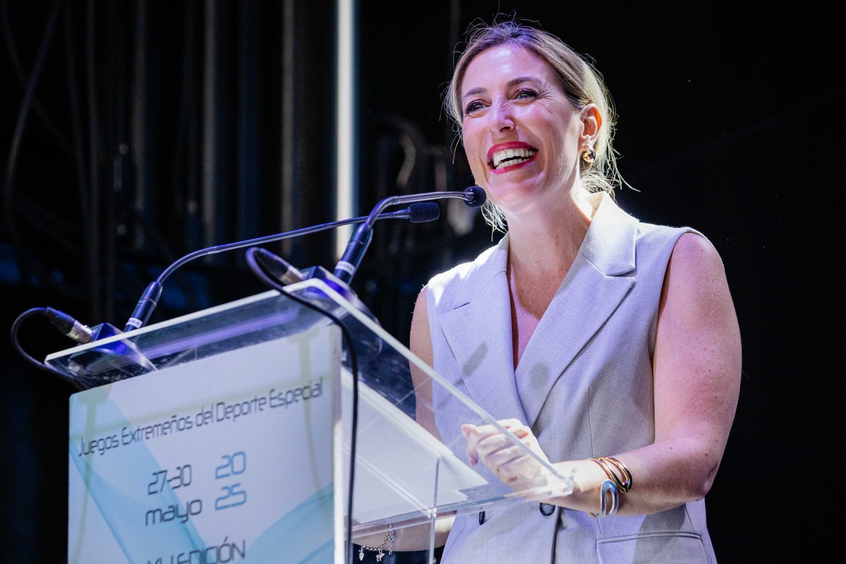 Fundación Jóvenes y Deporte 🅵🅹🆈🅳 💚🤍🖤 (@fjyd) on Twitter photo La presidenta de la <a href="/Junta_Ex/">Junta de Extremadura</a>, María Guardiola, ha participado en la inauguración de los Juegos Extremeños del Deporte Especial y anunció que el próximo 12 de junio se presentará en el <a href="/deportegob/">CSD</a> el programa 'Deporte e Inclusión', impulsado desde <a href="/FJyD/">Fundación Jóvenes y Deporte 🅵🅹🆈🅳 💚🤍🖤</a>.
juntaex.es/w/inauguracion… La presidenta de la <a href="/Junta_Ex/">Junta de Extremadura</a>, María Guardiola, ha participado en la inauguración de los Juegos Extremeños del Deporte Especial y anunció que el próximo 12 de junio se presentará en el <a href="/deportegob/">CSD</a> el programa 'Deporte e Inclusión', impulsado desde <a href="/FJyD/">Fundación Jóvenes y Deporte 🅵🅹🆈🅳 💚🤍🖤</a>.
juntaex.es/w/inauguracion…