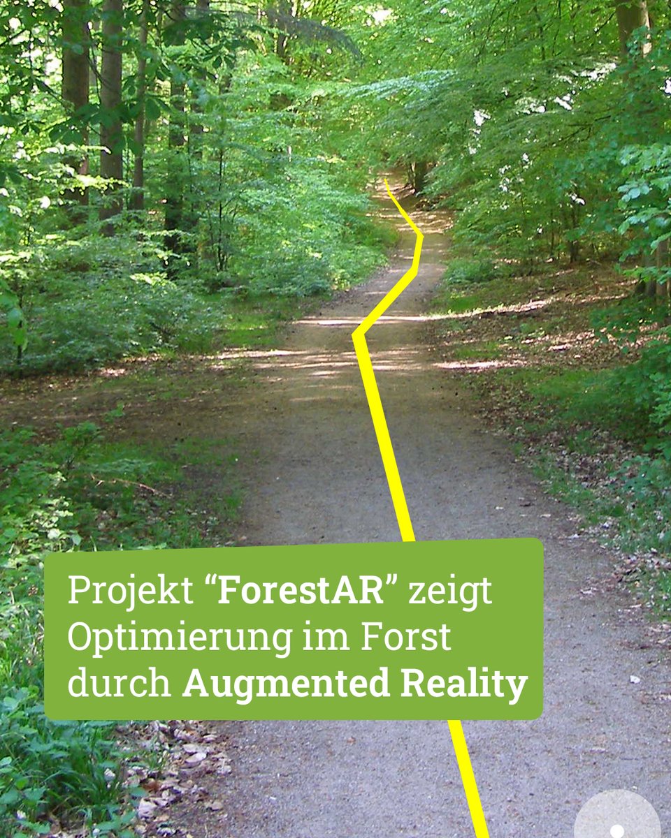 kiwuh_fnr's tweet photo. 🌲 AR im Wald? Unbedingt!
Das Projekt #ForestAR zeigt, wie #AugmentedReality das Forstmanagement effizienter & sicherer machen kann -von Rückegassenplanung bis Gefahrenvisualisierung!
👉 https://t.co/4gl9BdD3q3
#Forstwirtschaft #Digitalisierung #Innovation #ForstDigital #RTD https://t.co/c9qNgWurQr