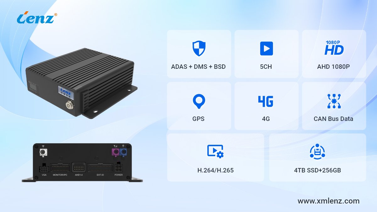 Xiamen_Lenz's tweet image. ✨ Big Safety in a Tiny Package: Meet the Mobile DVR LZH200 V1.0! ✨
It fits:
✅ ADAS/DMS/BSD collision prevention
✅ 4x 1080P cams + 4TB storage
✅ Voice alerts + IP intercom
✅ Affordable fleet upgrade!
💡 Perfect smart mobility goals 🌍
#PublicTransportation #mobiledvr #Lenz