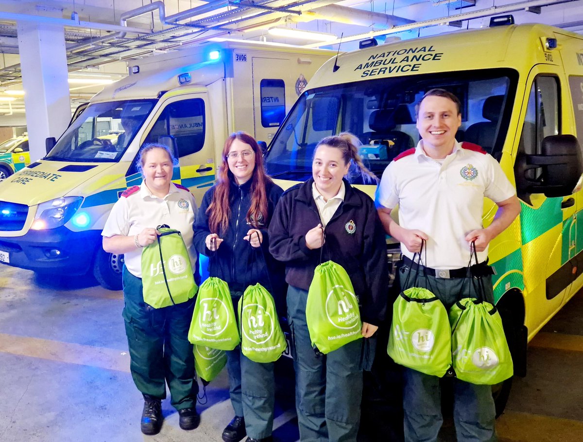 HSE Dublin and Midlands, Health & Wellbeing (@hw_hsedubmid) on Twitter photo #HSEStepsTOHealth Week 1 Prize Winners
999 Steppers
National Emergency Operations Centre, National Ambulance Service, Dublin South West.
Thank you Bernie Miggin for co-ordinating the 10 team members.
<a href="/AmbulanceNAS/">National Ambulance Service 🇮🇪🚑</a> <a href="/HSEDubMidlands/">HSE Dublin and Midlands</a> #HSEStepsTOHealth Week 1 Prize Winners
999 Steppers
National Emergency Operations Centre, National Ambulance Service, Dublin South West.
Thank you Bernie Miggin for co-ordinating the 10 team members.
<a href="/AmbulanceNAS/">National Ambulance Service 🇮🇪🚑</a> <a href="/HSEDubMidlands/">HSE Dublin and Midlands</a>