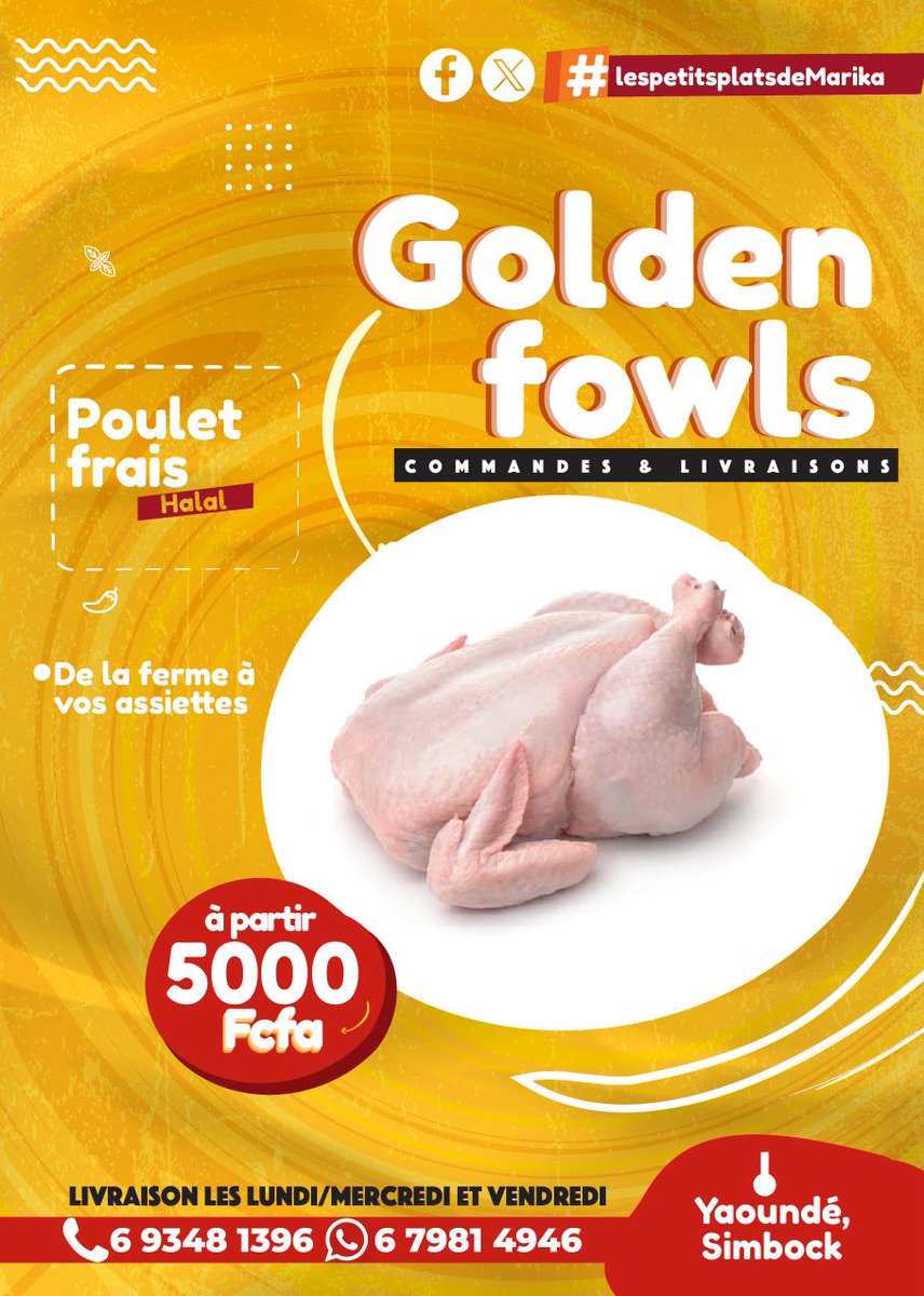 je vends le poulet fumé!!!! tweet media