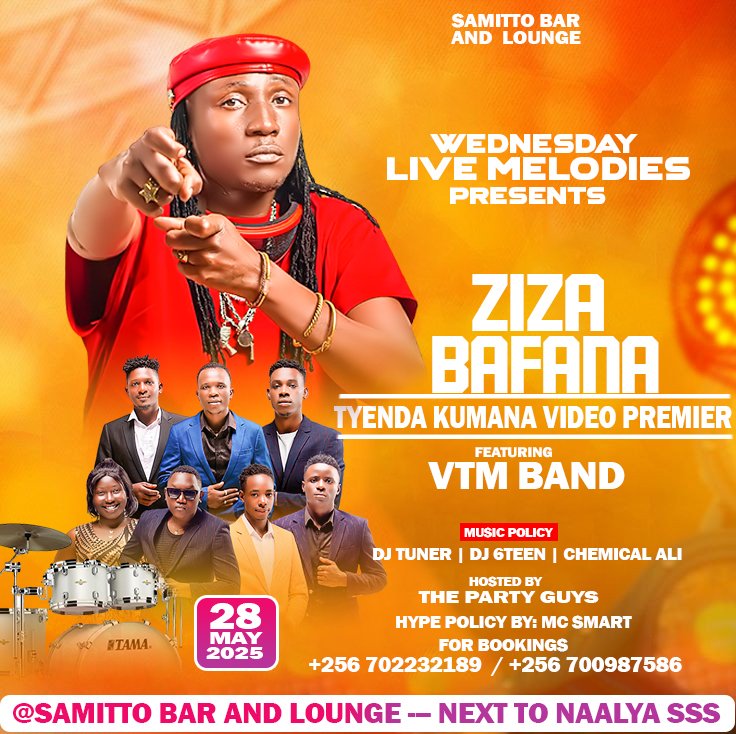 Tonight at samitto bar Naalya will be a different vibe <a href="/ZizaBafanaUg/">𝗭𝗜𝗭𝗔 𝗕𝗔𝗙𝗔𝗡𝗔</a> is going yo perform