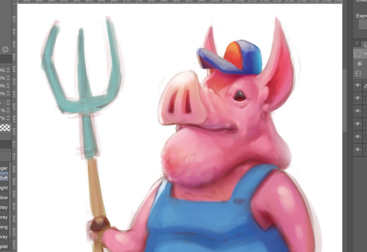 webiondraws's tweet photo. Something I probably won't finish 😂

Life seems so much simpler when you zone out and paint https://t.co/cw5igoaxvi