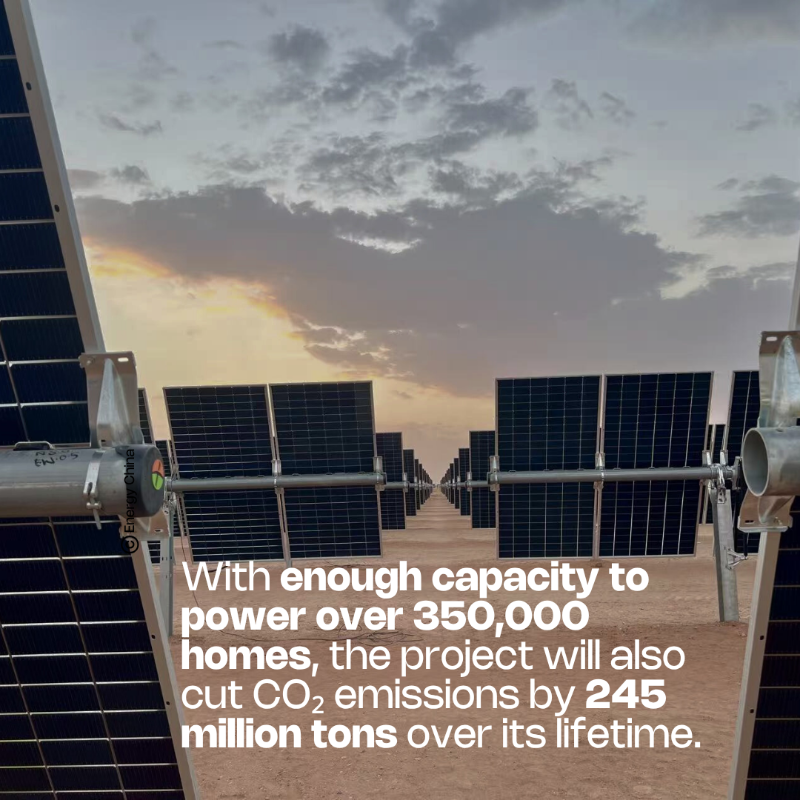 Nexans_'s tweet photo. A solar giant rises in the Saudi desert 🌞
2.6 GW of sustainable power — enough for 350,000+ homes.
245 million tons of CO₂ emissions avoided.
Nexans is proud to support the Middle East’s largest PV project.
#SolarEnergy #EnergyTransition  #E3