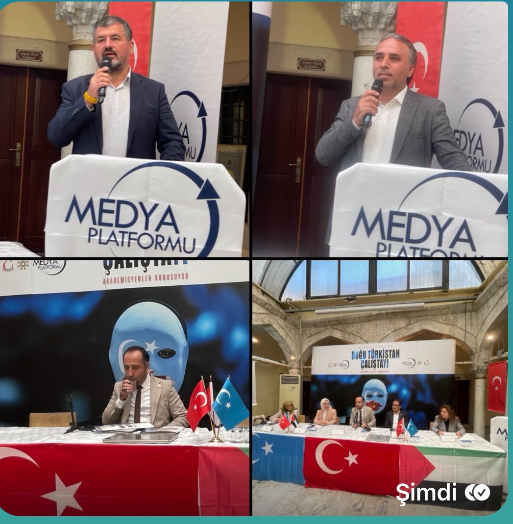 Uluslararası Doğu Türkistan Çalıştayı: Akademisyenler Konuşuyor. Programı Türkiye Yazarlar Birliği İstanbul Şubesinde başladı. Hayırlı olmasını diliyorum.