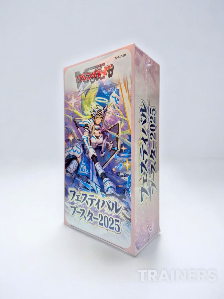 오늘 입고 상품
- 뱅가드 월아창염
- 뱅가드 일본어판 페스티벌 부스터

[Now on Sale]
- (Korean) Cardfight!! Vanguard Booster Pack: Moon Fangs &amp; Cerulean Blaze
- (Japanese) Cardfight!! Vanguard Festival Booster 2025

#트레이너스 #오늘입고상품 #뱅가드카드