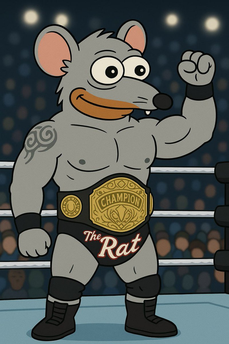 Champions rise. Rats don’t quit. 🐭🚀

We’ve clawed our way from the gutters with nothing but grit and a hunger for cheese. 🧀Now we’re here to fight, to squeak loud, and to take over.

The rat reign begins! $RATO 👑

$pepe #eth #pepe #mattfurie