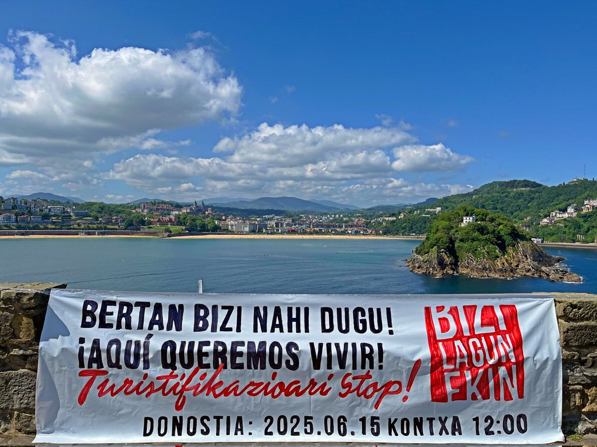 Se harán movilizaciones y acciones reivindicativas en diversas ciudades y territorios convocadas por la red 🟡#SETnet de ciudades del Sur de Europa frente a la turistificación.

Unámonos las personas, las asociaciones y los movimientos por una modelo de ciudad habitable.🫂🤝✊