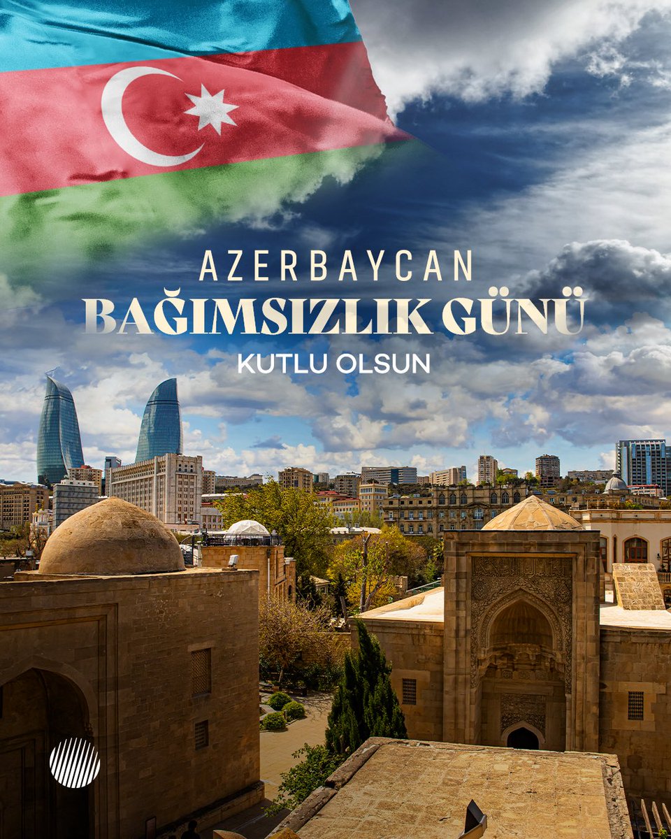 Birlik içinde ve sonsuza dek #TekMillətİkiDövlət! 🇦🇿🇹🇷
Azerbaycanlı kardeşlerimizin Bağımsızlık Günü kutlu olsun!