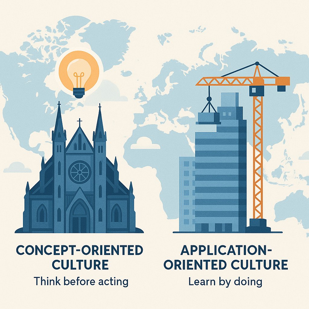 ExportRelazioni's tweet photo. Culture orientate all’applicazione: imparare facendo 
                                             vs
Culture orientate al concetto: pensare prima di agire

Scopri le differenze ⬇️⬇️⬇️⬇️

https://t.co/cIosXh1uGq

#skills #formazione #export https://t.co/m4Dkx25pqT