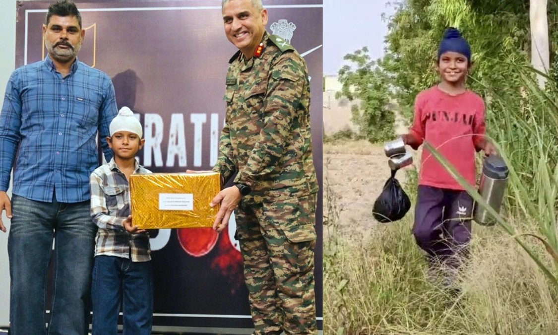 Boy who served water, lassi to jawans during Operation Sindoor, honoured by Indian Army