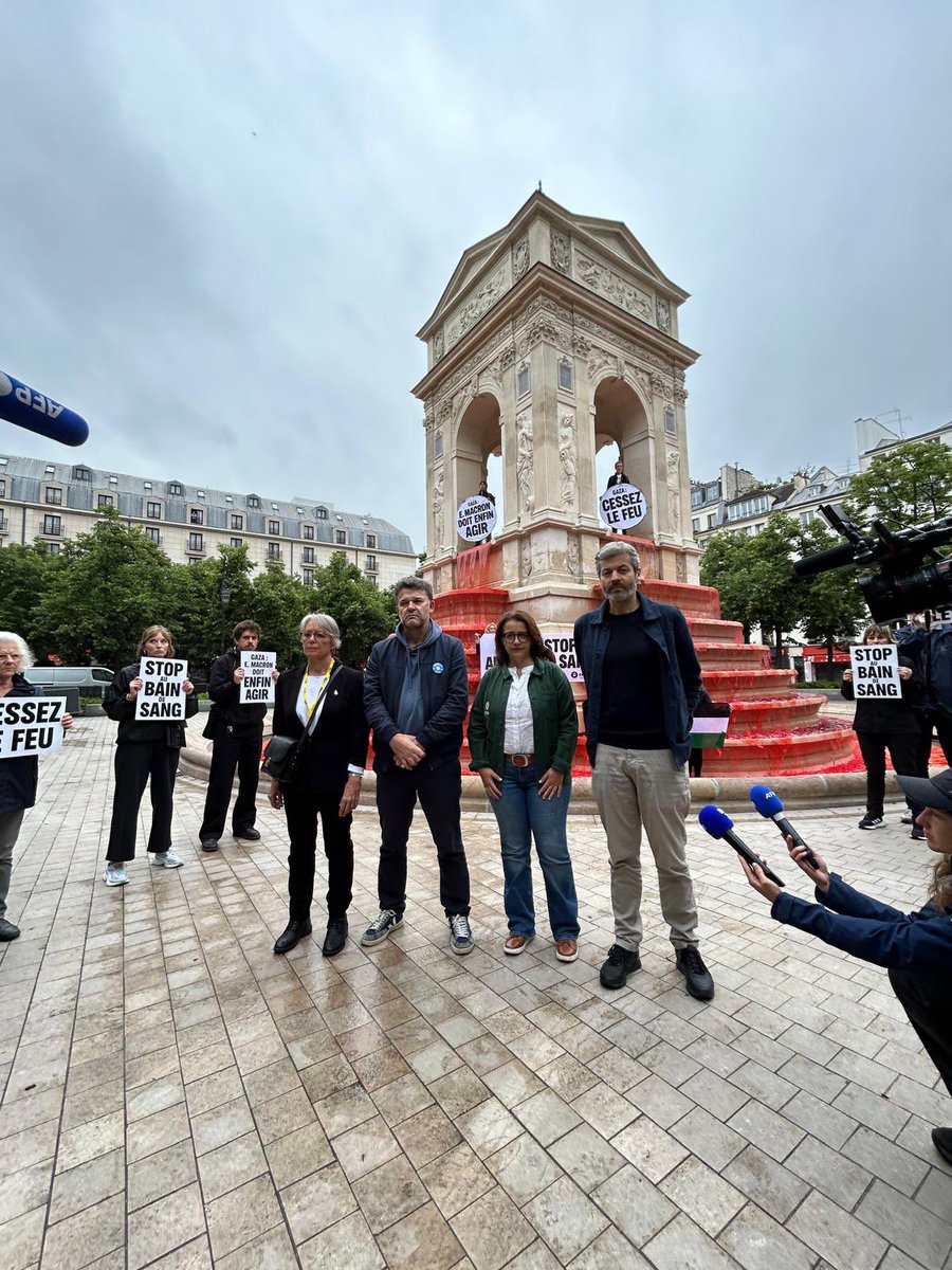 Jean-françois Corty (@jfcorty) on Twitter photo #Gaza #Paris Fontaine des innocents Dénonciation inter associative du massacre en cours et l’impératif de pression tangible de la France et de l’Europe pour stopper le bain de sang <a href="/MdM_France/">Médecins du Monde</a> <a href="/greenpeacefr/">Greenpeace France</a> <a href="/oxfamfrance/">Oxfam France</a> <a href="/amnestyfrance/">amnestyfrance</a> #EKO #Gaza #Paris Fontaine des innocents Dénonciation inter associative du massacre en cours et l’impératif de pression tangible de la France et de l’Europe pour stopper le bain de sang <a href="/MdM_France/">Médecins du Monde</a> <a href="/greenpeacefr/">Greenpeace France</a> <a href="/oxfamfrance/">Oxfam France</a> <a href="/amnestyfrance/">amnestyfrance</a> #EKO