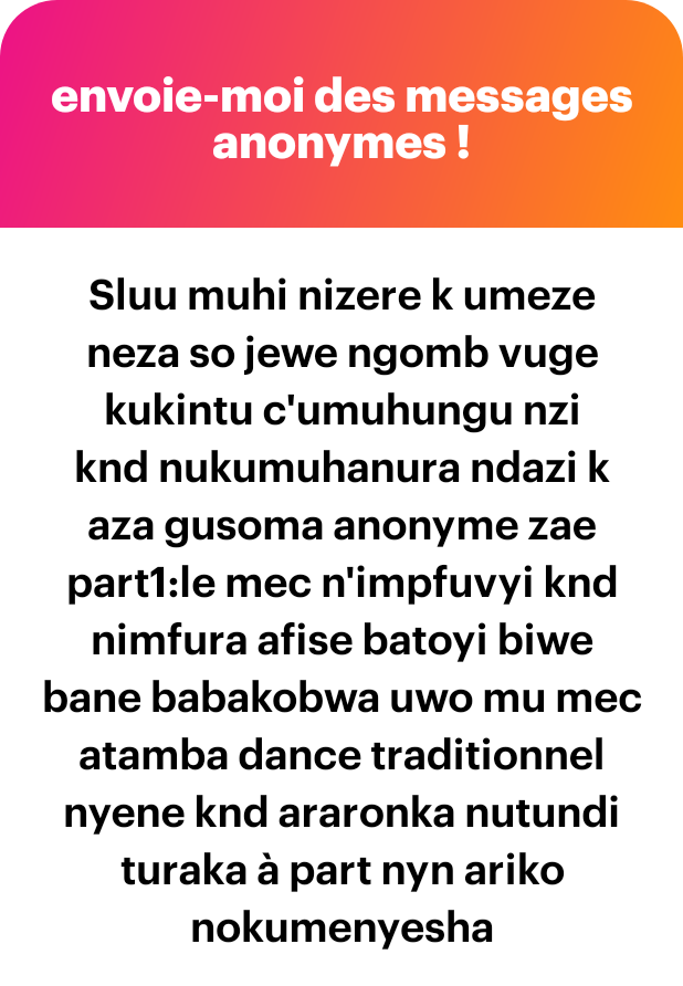 Sir_Umuhirwaa2's tweet photo. ".. Yirirwa muri ryohaaa imwe iri sumba zose ibebi arakurakuranya iyirabura niyera .. " 

#Abatwip https://t.co/pT6fh04Zrq