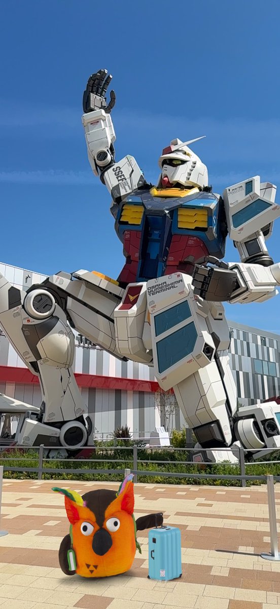 Not_Tie's tweet photo. #万博　 #ARブッコローフォトチャレンジ
とうとうきちゃいました。万博！ https://t.co/EPVxbg0Q4L