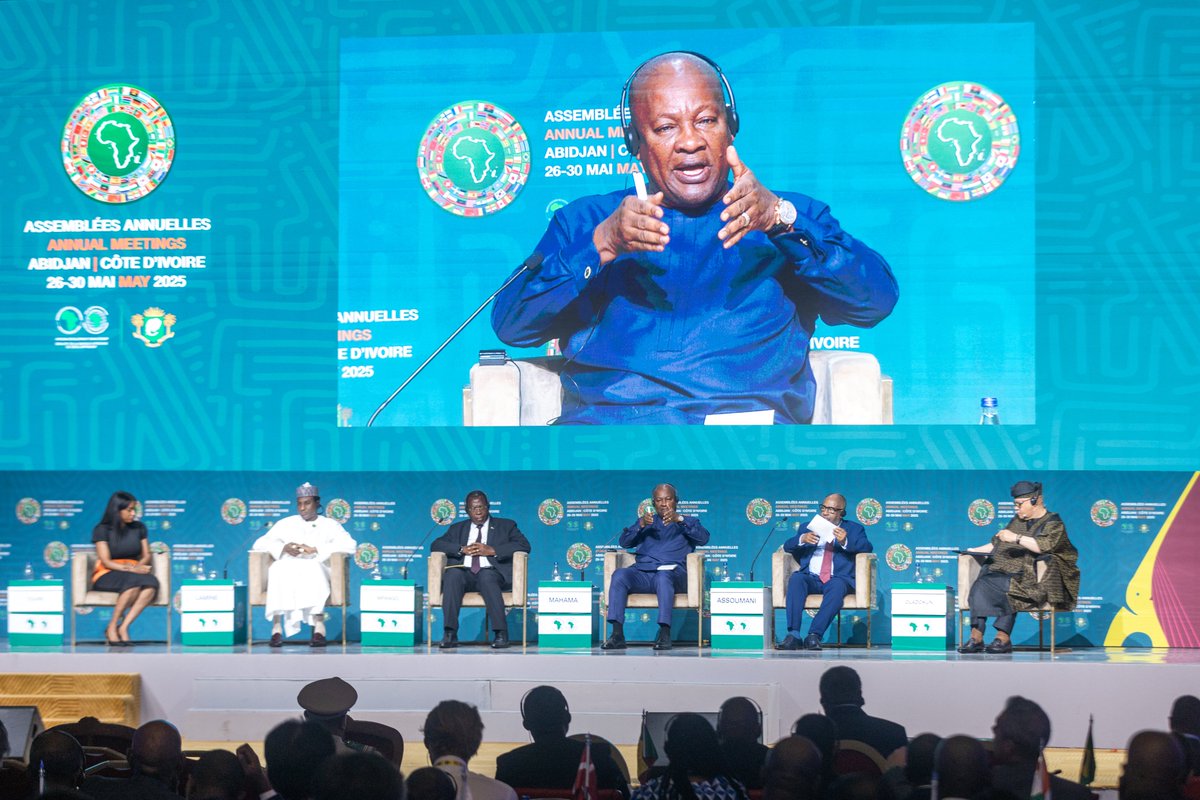 African Development Bank Group (@afdb_group) on Twitter photo #AfDBAM2025: โWe must mobilize revenue locally. We must add value to our products and we must get a better share for the natural resource endowment that God has given usโ. Ghana President <a href="/JDMahama/">John Dramani Mahama</a> #AfDBAM2025: โWe must mobilize revenue locally. We must add value to our products and we must get a better share for the natural resource endowment that God has given usโ. Ghana President <a href="/JDMahama/">John Dramani Mahama</a>