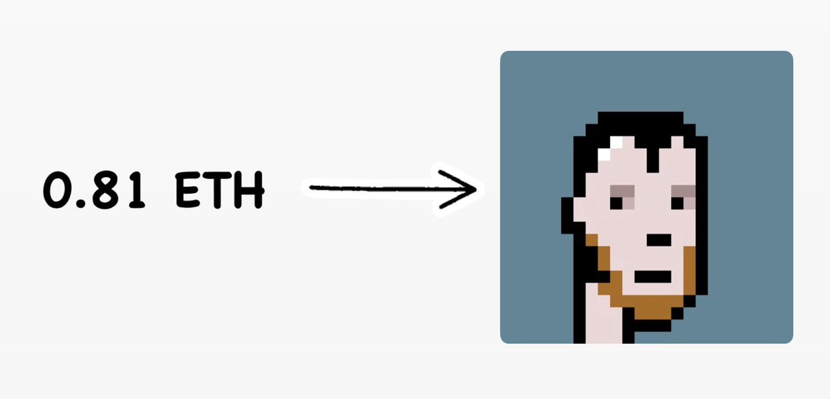 Here’s how I turned 0.81 ETH into a Cryptopunk:

> On May 2021, I bought 2 Bored Apes for 0.40 &amp; 0.41 ETH

> I got 2 BAKC airdrops. I sold 1 for 4 ETH or Dr. Burry

> I bought another BAYC for 5 ETH

> I got 3 serum airdrop &amp; turned them to MAYC

> I got $APE for 3 BAYC &amp; 3 MAYC