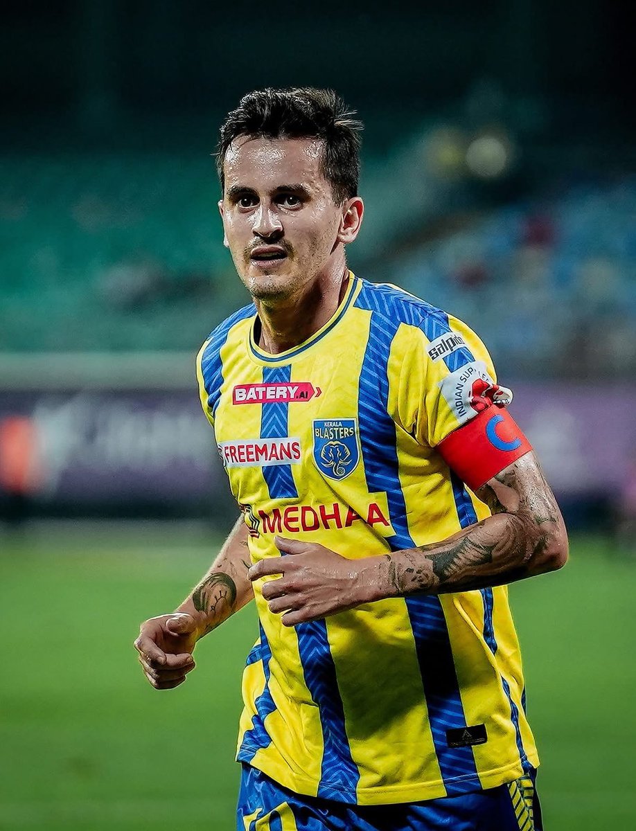 🚨| Adrian Luna most likely to part ways with Kerala Blasters FC! 💔

The Uruguayan magician is exploring options at other Indian clubs. A new chapter ahead? 👀

End of an unforgettable era in Kochi. 🟡
#IndianFootball #KeralaBlasters #AdrianLuna #ISL #TransferNews