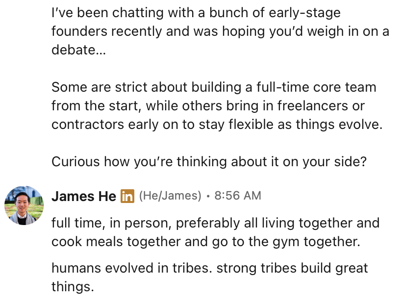 humans evolved in tribes. strong tribes build great things.