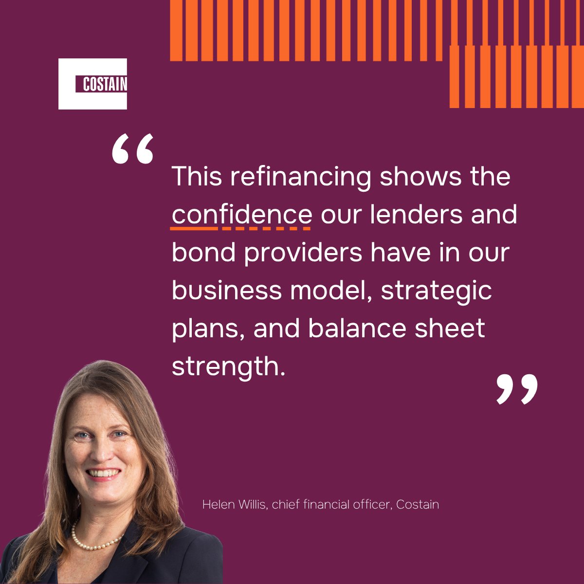 We’ve secured a new four-year bank and bonding facilities agreement, reflecting the strong confidence our lenders and bond providers have in the business. Find out more here: bit.ly/4jnVKWL