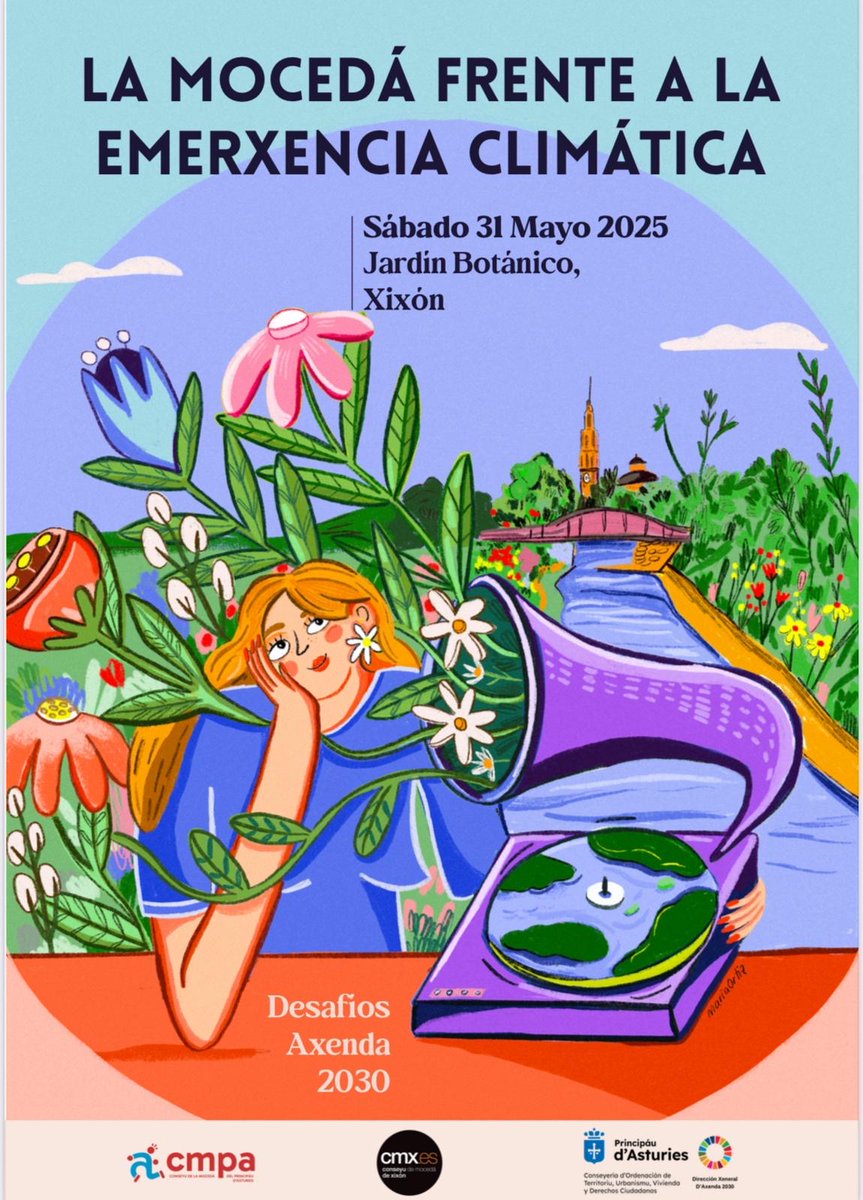 El 31 de mayo la DG de #Agenda2030, <a href="/conseyu_cmpa/">CMPA.es</a> y <a href="/Conseyu/">Conseyu Mocedá Xixón</a> organizan el evento "La Mocedá frente a la Emerxencia Climática" en el Botánico de Gijón/Xixón.

Inscripciones: acortar.link/ZbljEQ
