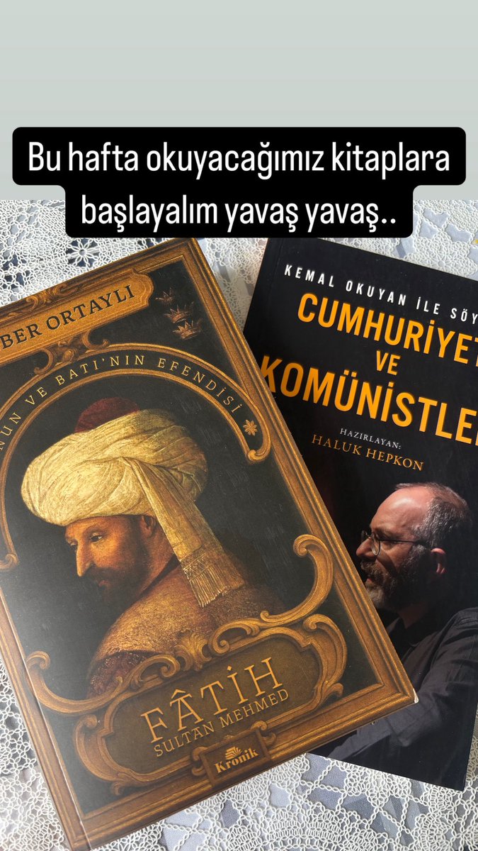 Bu hafta okuyacağımız kitaplara başlayalım yavaş yavaş..
