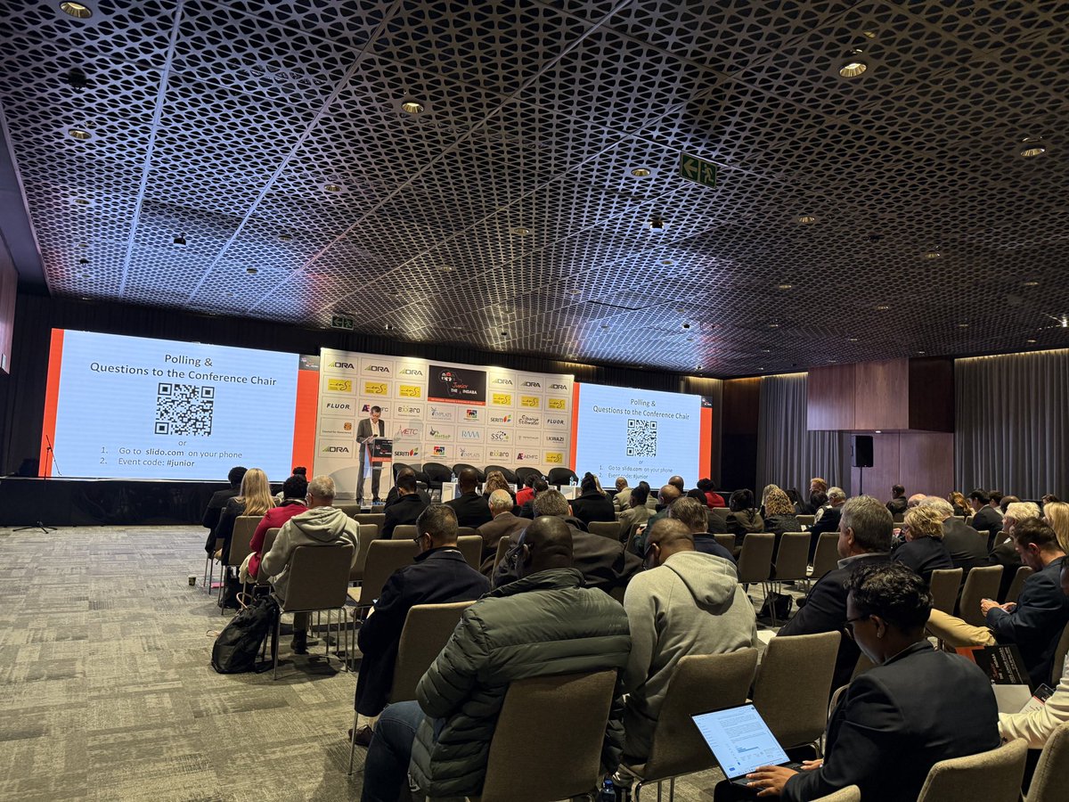ENSlaw's tweet image. We’re back for Day 2 of #JuniorIndaba2025. 

Today’s focus: critical minerals, sustainable mining and unlocking investment in junior mining across Africa. Stay tuned for updates throughout the day.