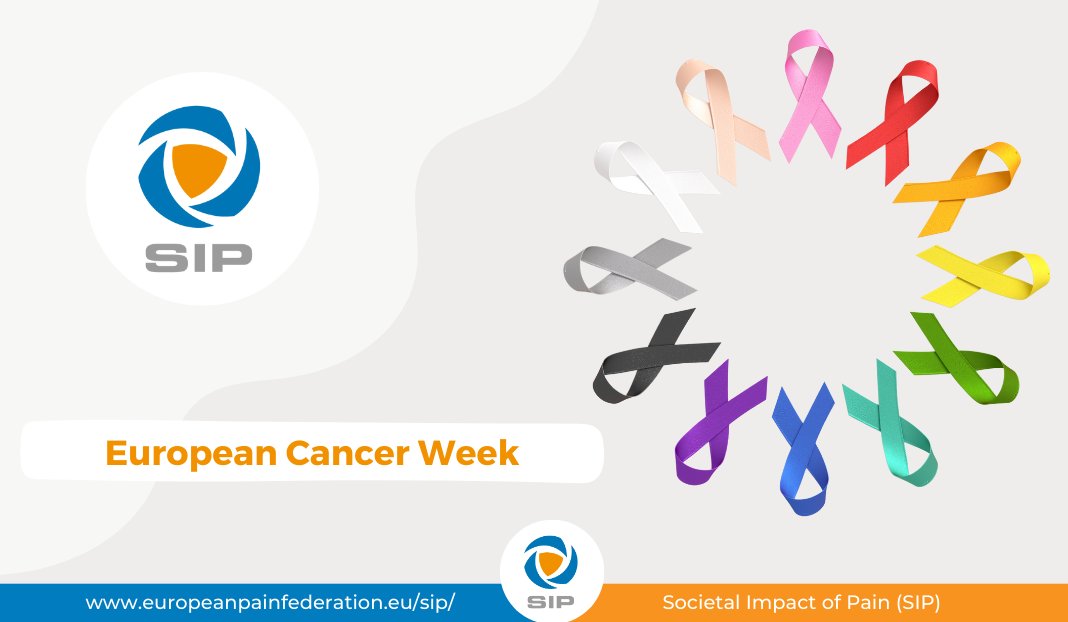 📣 This week is European Week Against Cancer (EWAC). Dedicated to raising awareness, advancing research, and improving prevention, treatment &amp; support across Europe!

🔗 SIP's Position Paper on Cancer: brnw.ch/21wSYuy 
🔗 SIP's work on Cancer: brnw.ch/21wSYux