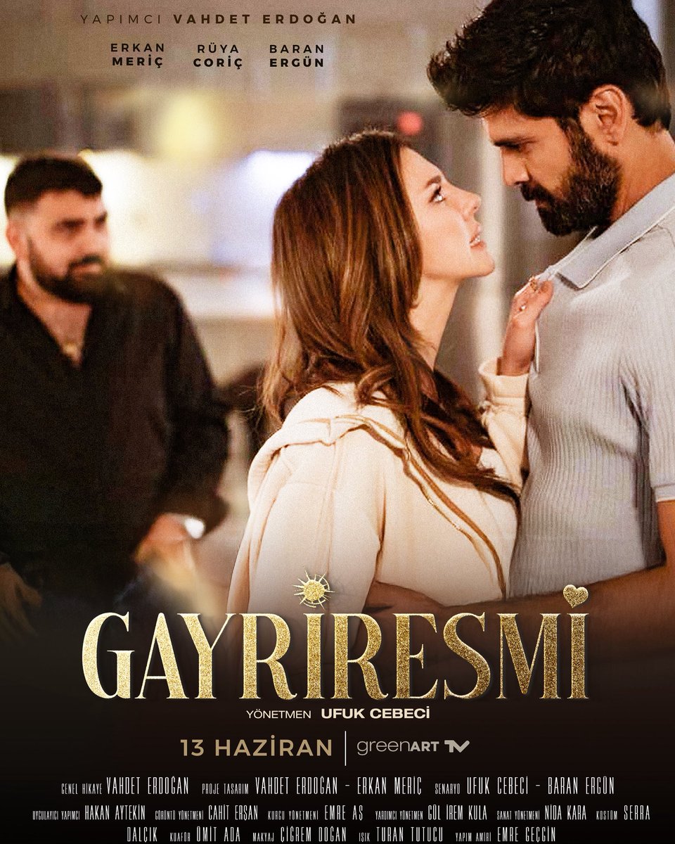 Aşk, entrika, suç ve bolca kahkaha !
Gayriresmi başlıyor… 
13 Haziran’da @greenarttv YouTube kanalında yayında!

Resmi değil ama bağımlılık yapabilir.