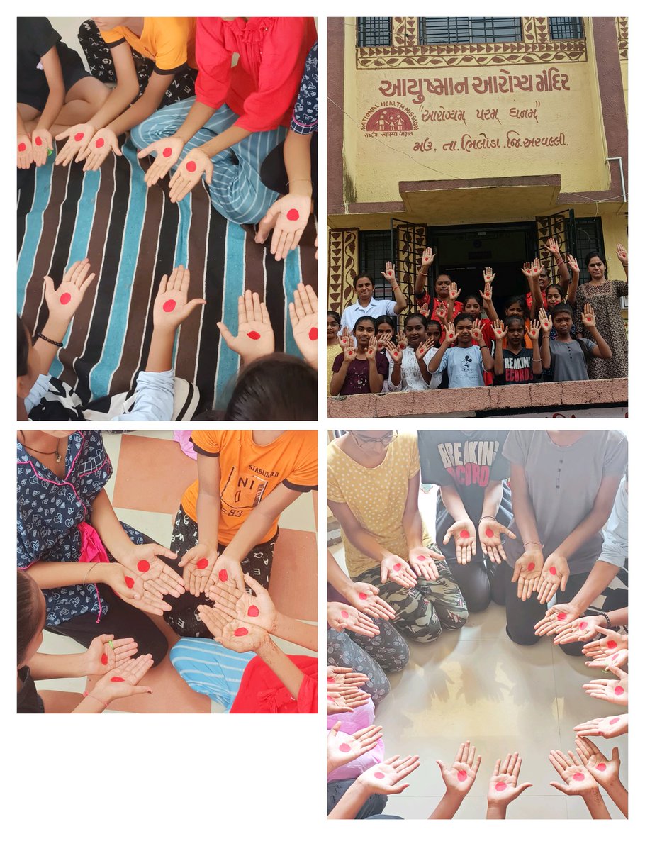 Manisha71811007's tweet photo. World menstrual day celebration@CollectorArvali @DdoArvalli  @jhparmar74
@IecArvalli @OfficerIec @GujHFWDep
@ThoBhiloda https://t.co/FjZXZ0ahhZ