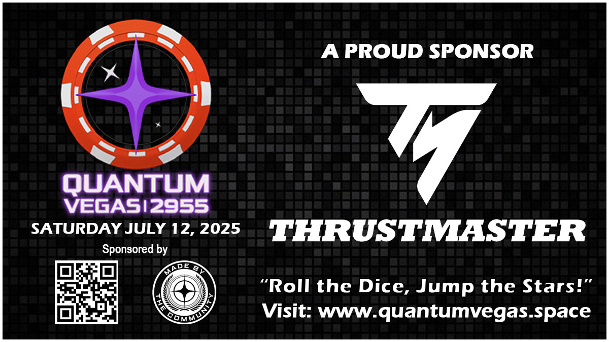 We're excited to partner with "Thrustmaster" for Quantum Vegas 2955! For more info visit quantumvegas.space #StarCitizen #LasVegas #AREA15 thrustmaster.com