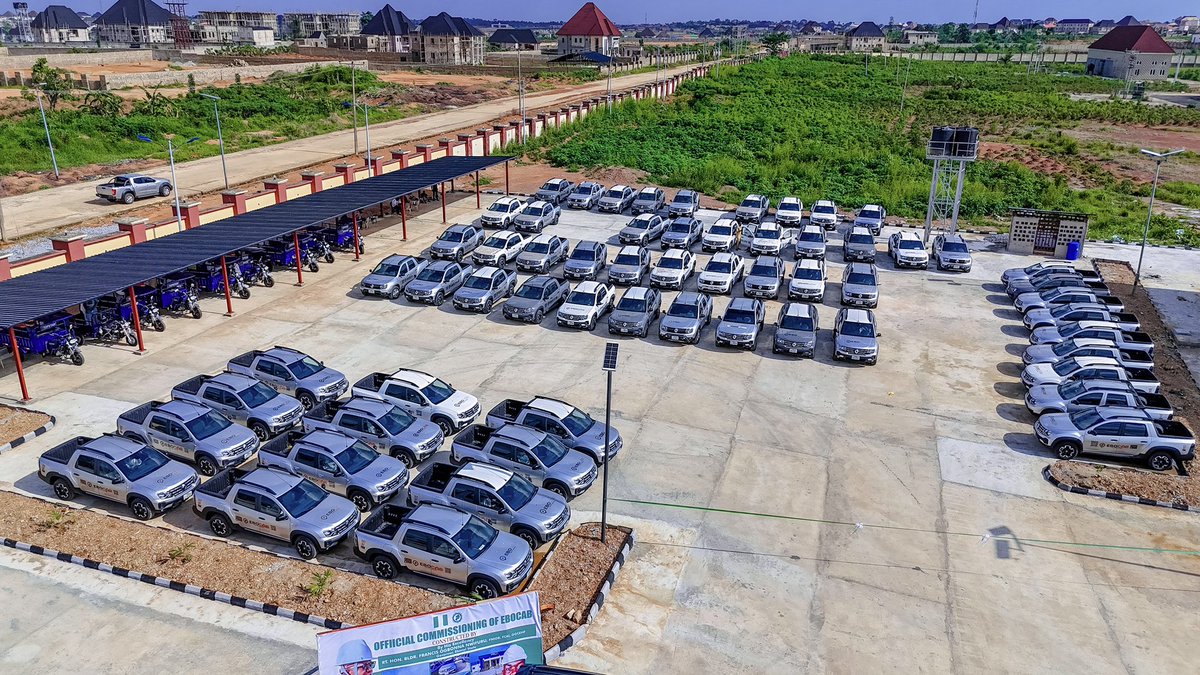 FrancisNwifuru's tweet photo. Yesterday, we unveiled our new transport system initiative - EBOCAB. This digitally driven system is here to improve our mode of transportation, create jobs, grow our economy, enhance the security of our people, and our overall wellbeing. 

I am exceedingly fulfilled and happy about this development. This service will bring comfort and security to our people commuting within and outside Ebonyi State. It will serve our airport, international market, and indeed, all corners of our State. 

I congratulate the management and charge them to be firm, focused and tap into the creativity and huge potential of this system to improve the lives of Ebonyi people and grow our economy. It is and has always been all about meeting the needs of Ebonyi people. Our Government will continue to key into programs geared towards attaining our goals as contained in the People’s Charter of Needs. 

- #FON