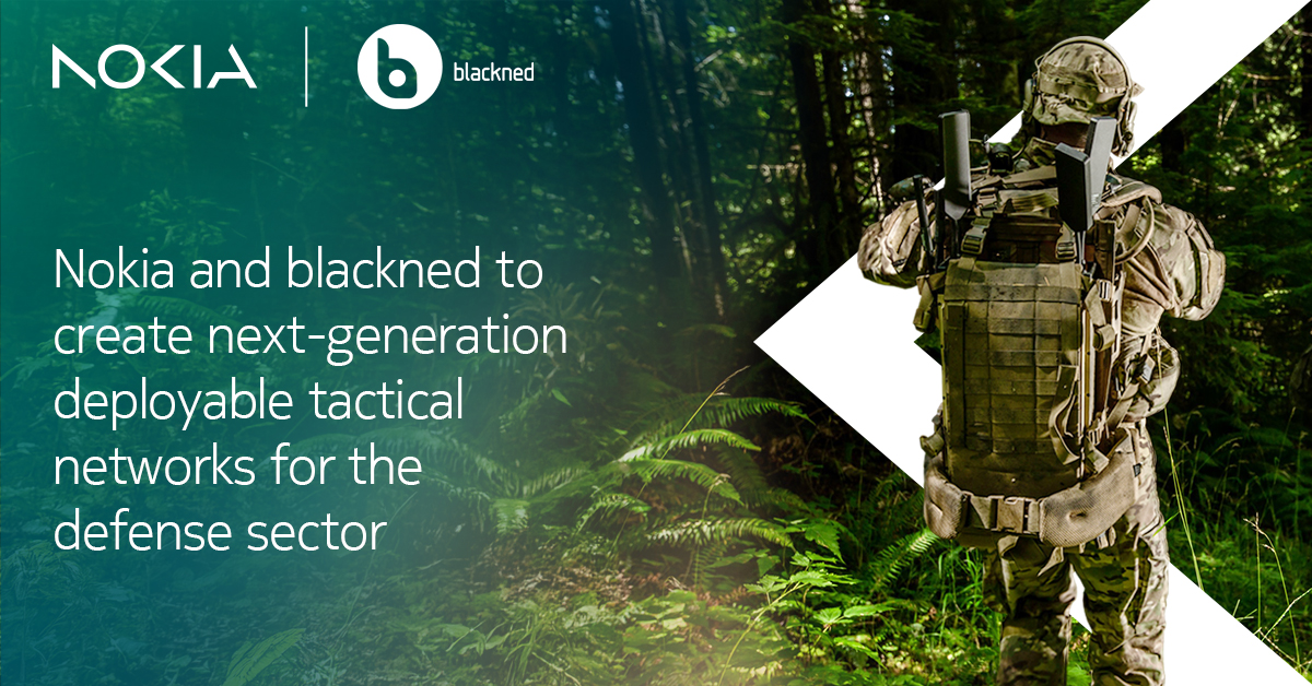 We’re partnering with <a href="/blacknedgmbh/">blackned</a>, part of <a href="/RheinmetallAG/">Rheinmetall</a> group, to create next-gen, deployable 5G tactical networks for the defense sector. Built for fast rollout and battlefield resilience, they enable secure, high-speed connectivity: ow.ly/Y9bA50VZQui