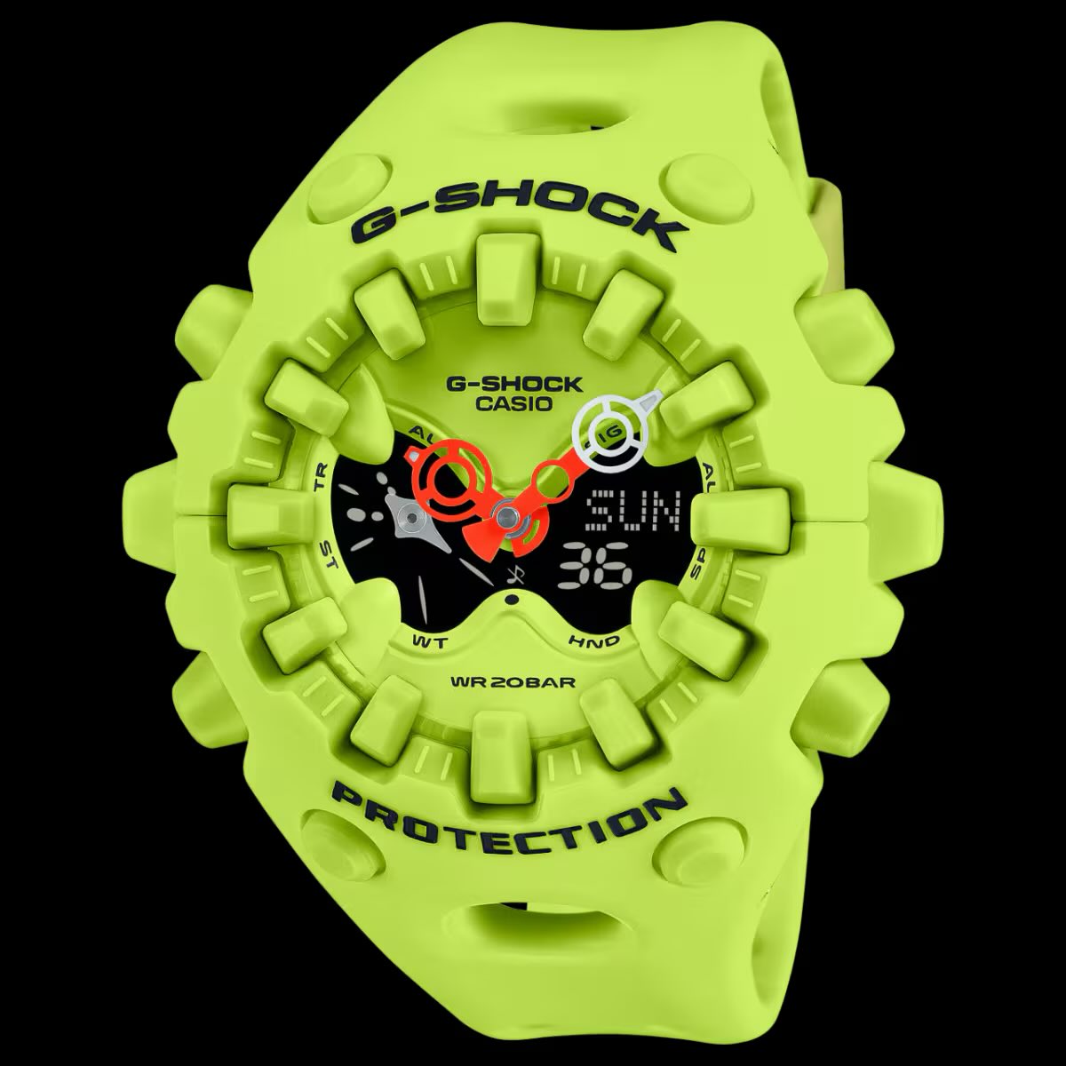 Watchbazar's tweet image. The Casio G-Shock GA-V01 series, introduced in 2025, marks a bold departure from traditional G-Shock designs, blending futuristic aesthetics with the brand’s renowned durability. 
Priced at USD 140