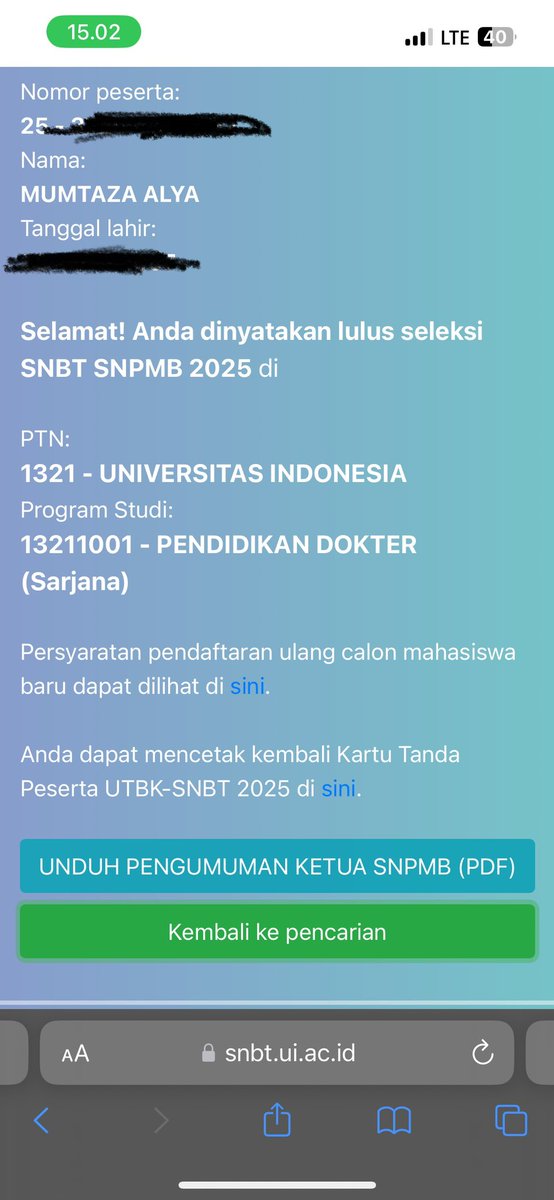 guys... alhamdulillah... gw dapet makara ijo...