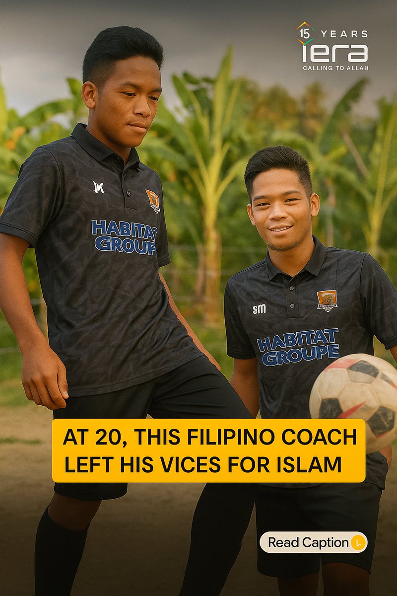SalahuddinWorld's tweet photo. ⚽ Yumi used to be lost in vices…
Until Allah guided him to Islam. Now, at just 20, he coaches young Aeta kids with a heart full of purpose. 🌱

🌙 Dhul Hijjah is here—the best 10 days of the year!

📍 Be part of the reward:
👉 https://t.co/kRwNw18YPN https://t.co/YJLQrBemps