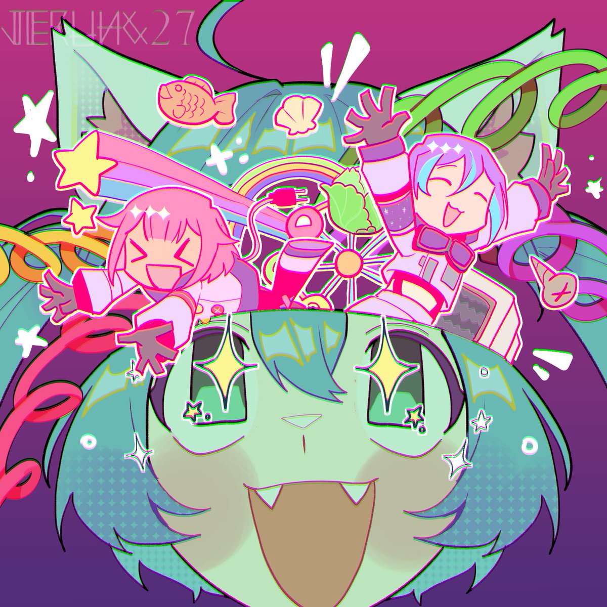 People are all crazy in their own ways
#pjsk_FA #類えむ