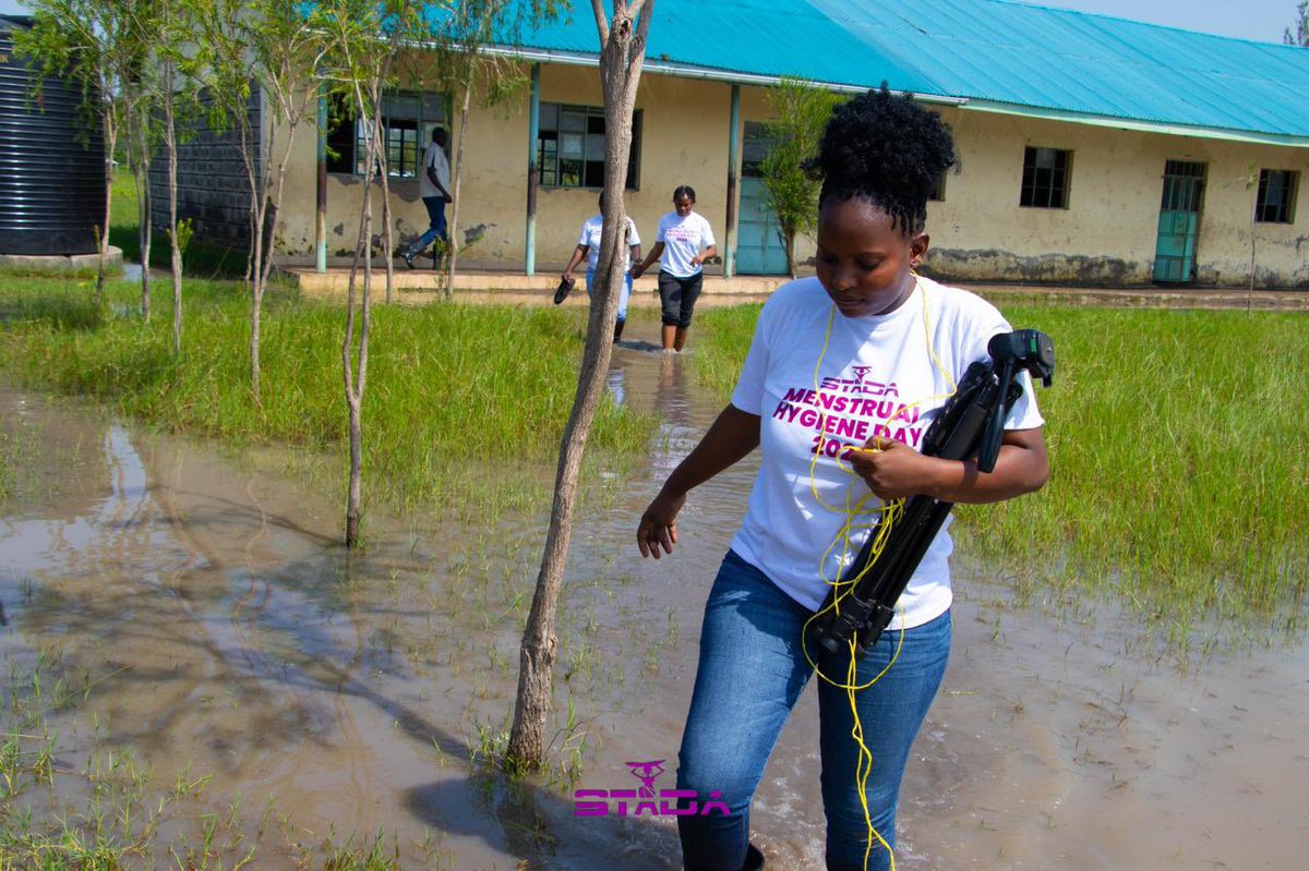 stadakenya's tweet photo. We marked #MHDay at Ogenya IDP Camp &amp; Primary School, where families have faced 7+ years displacement camp. Learners were sent home due to flooding shortly after our session. Even in crisis, menstrual dignity must be upheld.

#STADAonPeriodsInCrisis #EndTheStigma https://t.co/TobR6jPua2