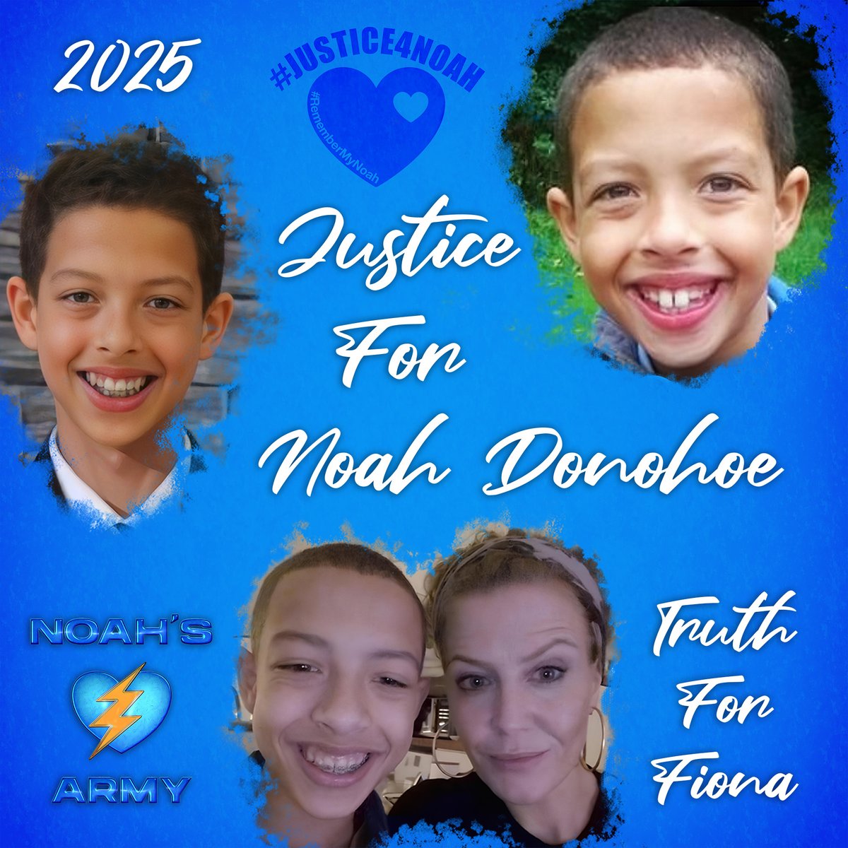 AmberJeden's tweet photo. #JusticeForNoahDonohoe ⠀⠀
#TruthForFiona 
#NoahsArmy⚡️ 
#OneBoyOneVoiceOneArmy 
#Week257 https://t.co/HTAYZqZGXV