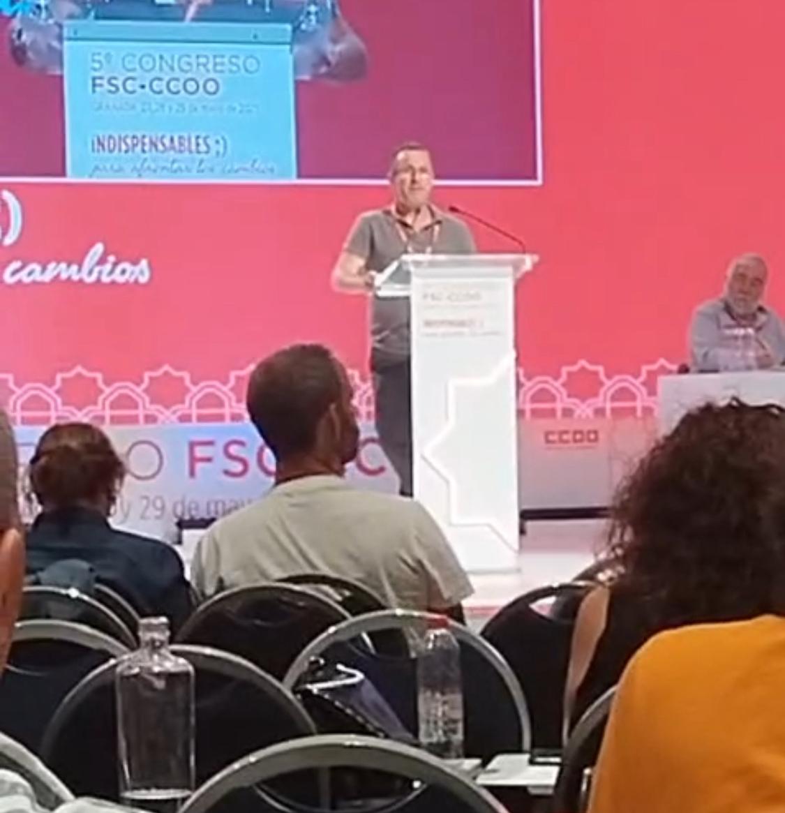 FSC_CCOO_IB's tweet photo. Intervenció del nostre secretari a la primera jornada del 5è congrés de @FSCdeCCOO https://t.co/SpvG55U6DY