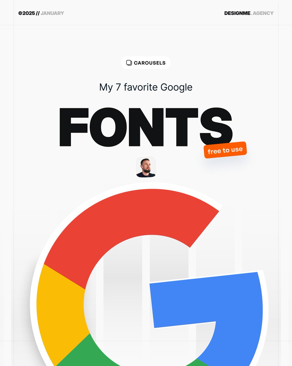 My 7 favorite Google Fonts (free to use)