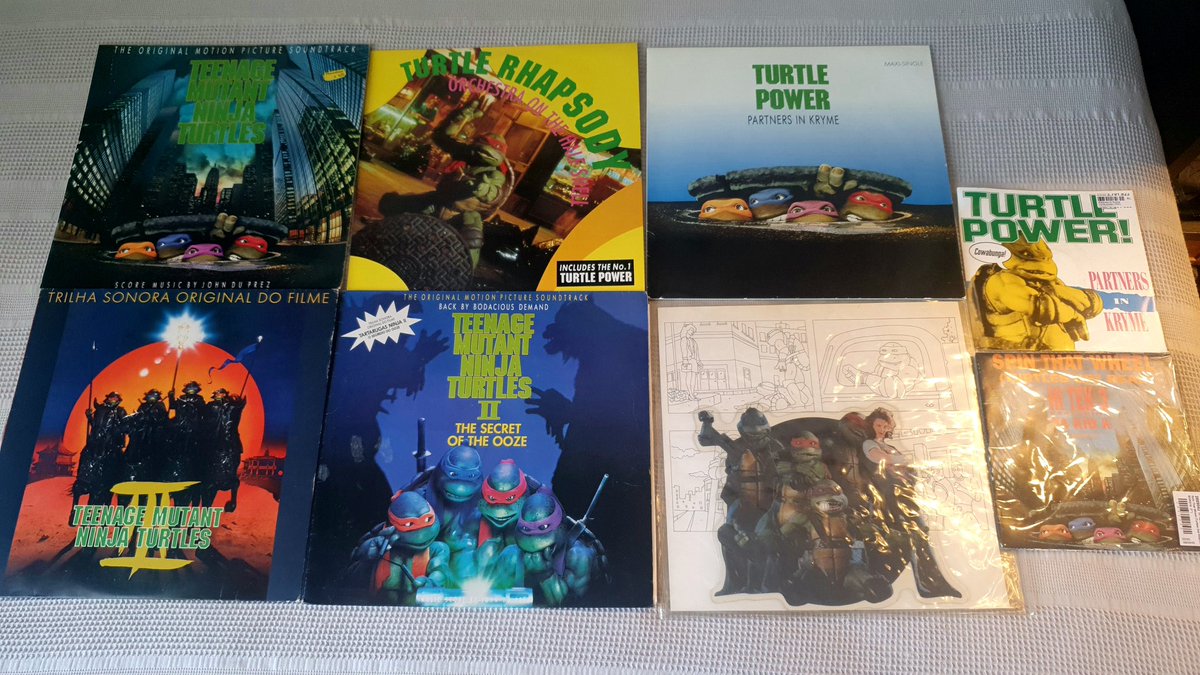 My rusty TMNT Movie Viynl Collection 😍🙏