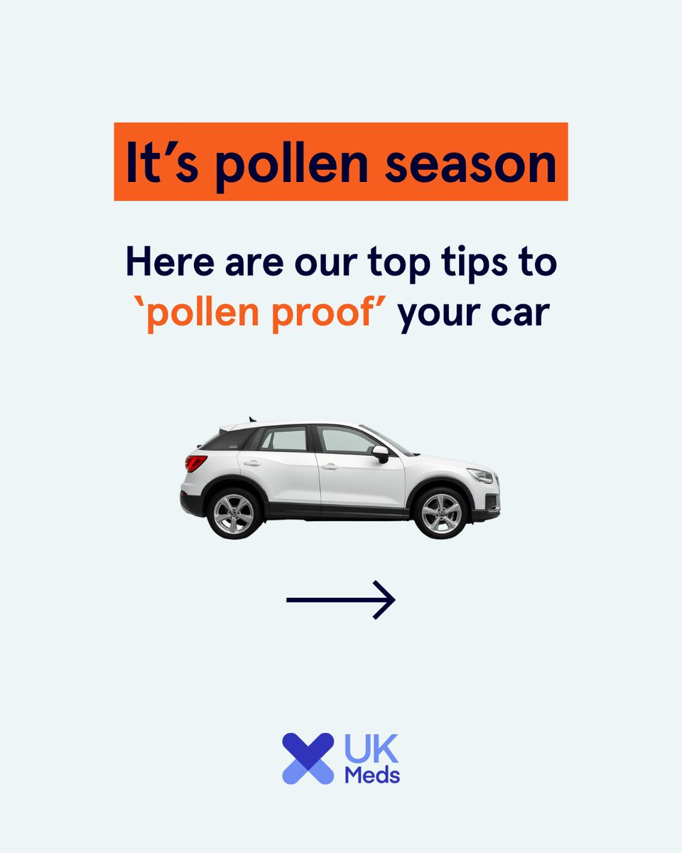 UK_Meds's tweet image. Driving during pollen season? 🤧

Your car could be making your hay fever worse. Here are 5 ways to pollen-proof your drive:

#HayfeverHelp #PollenSeason #UKMeds #CarCareTips #SeasonalAllergies #PollenProof #SpringHealth