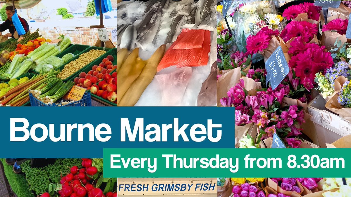 🛍️Bourne Market is taking place tomorrow! Come along to support your local traders and perhaps take home a treat or two.

Bourne Market is open tomorrow from 8.30am, see you there!

Find out more about South Kesteven's range of markets here: ow.ly/b5Uv50Vo70x